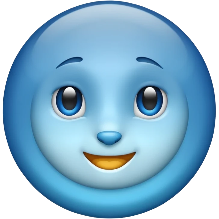Blue tik emoji