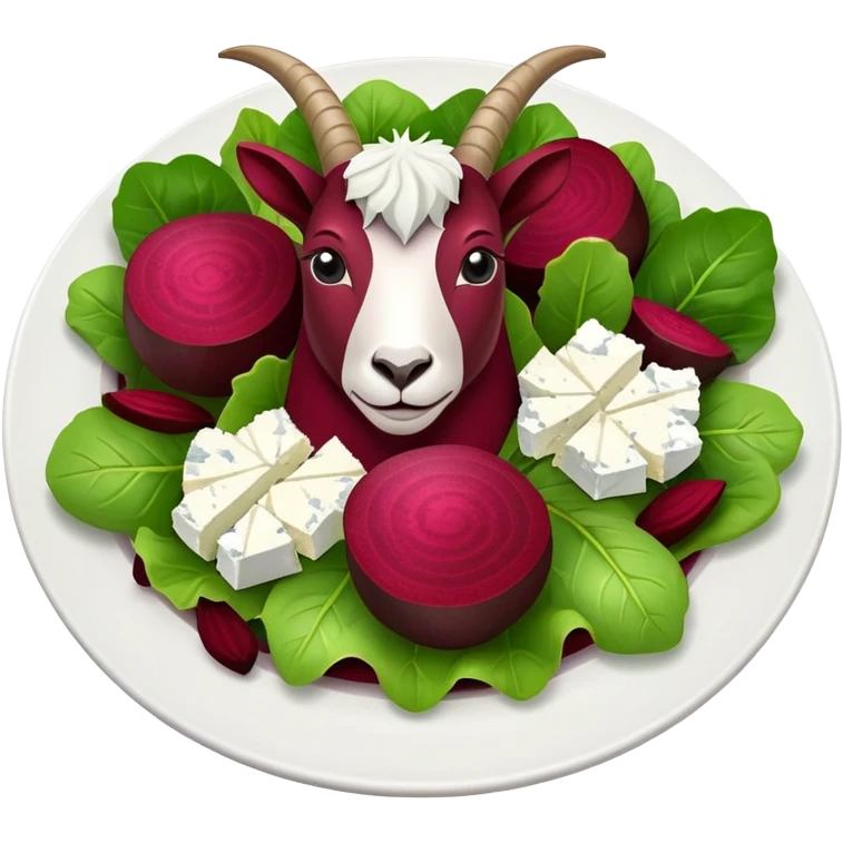 Beet goat salad  emoji