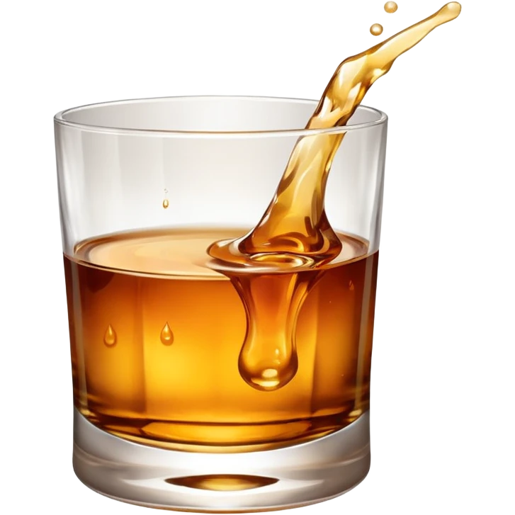 glass of whiskey emoji