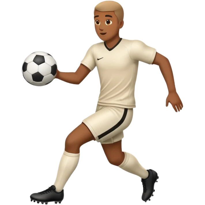 A Man playing Football  emoji