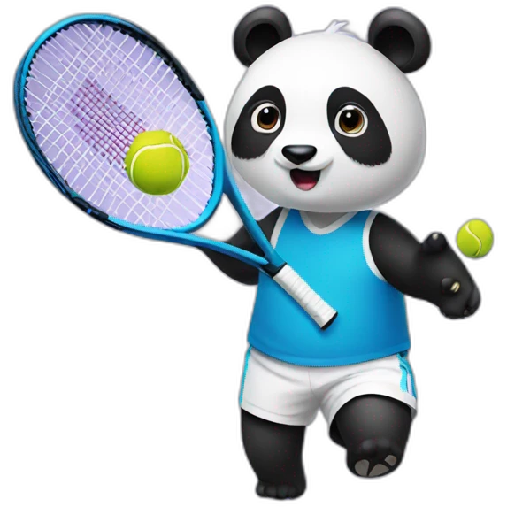 tennis panda emoji