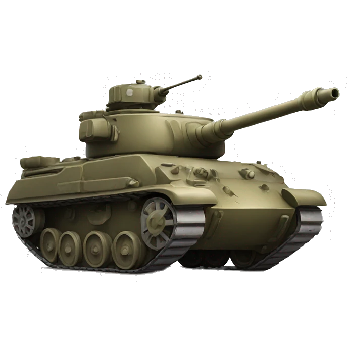 Smiling tank emoji