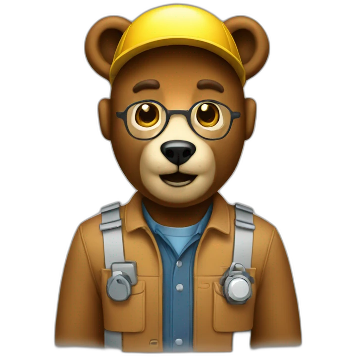 bear Electrical Engineer emoji