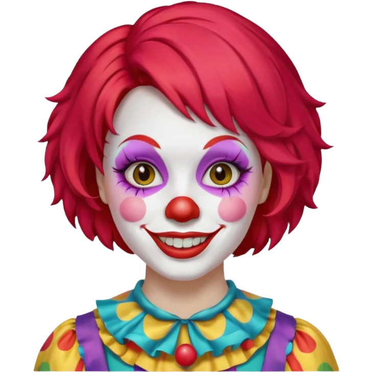 Clown woman emoji