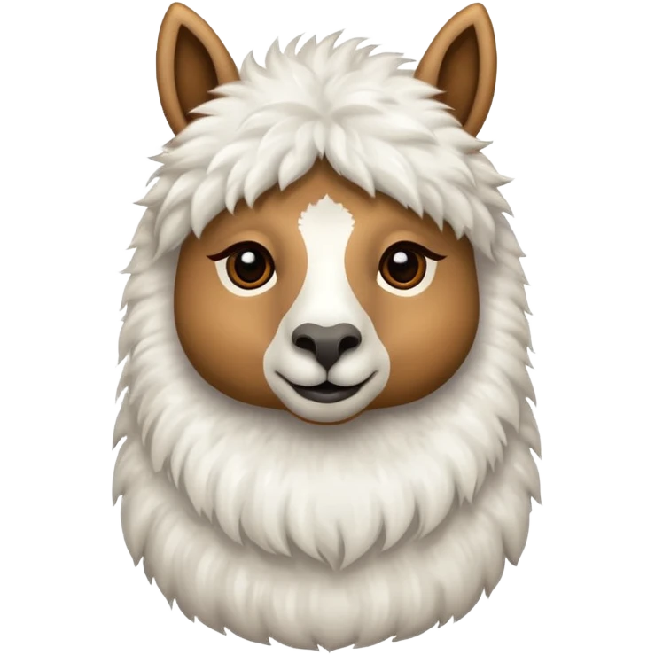 Lama relaxing emoji