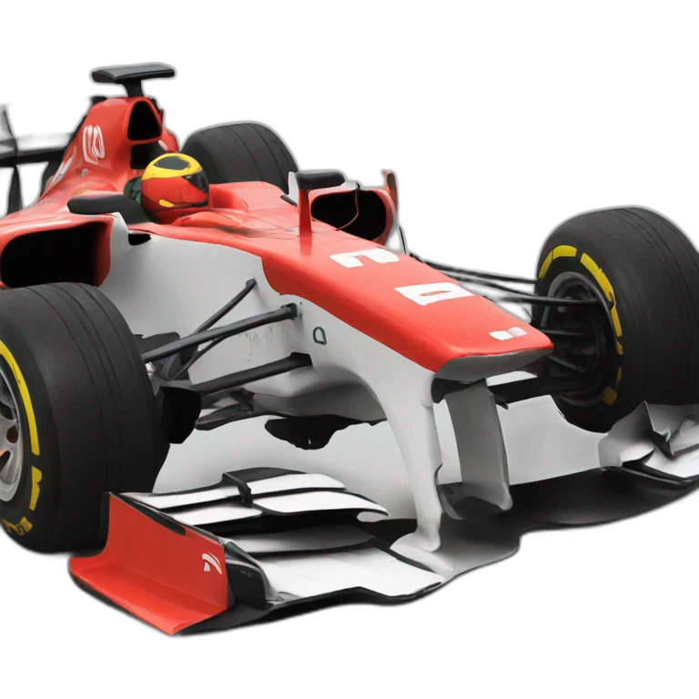 crashed f1 car emoji