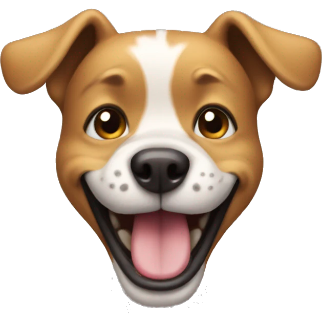 Dog smile emoji