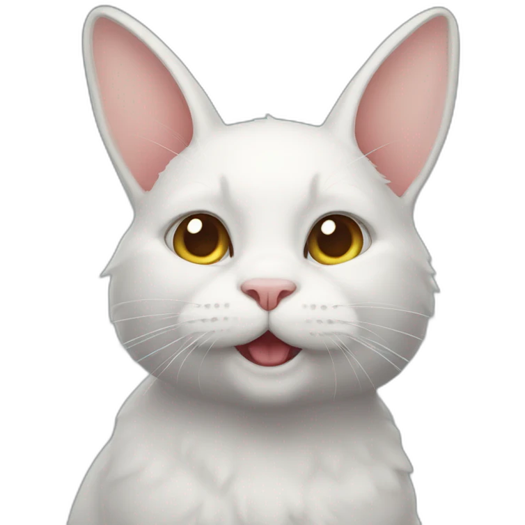 Rabbit cat emoji