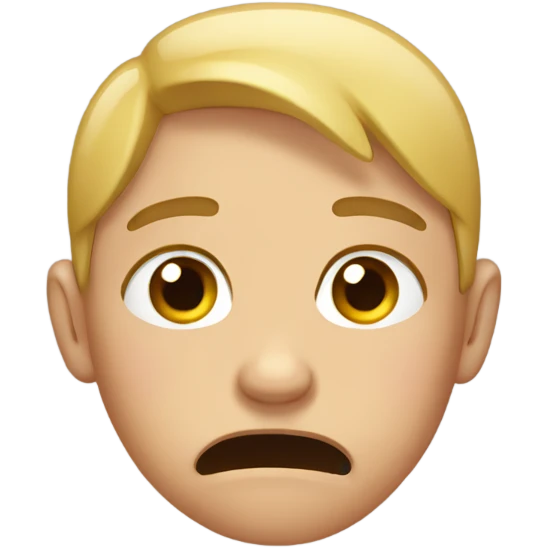 My face crying  emoji