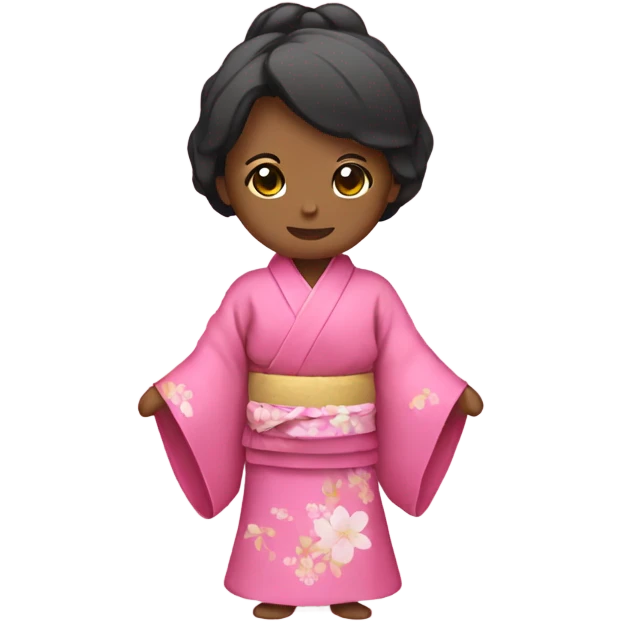 Pink kimono emoji