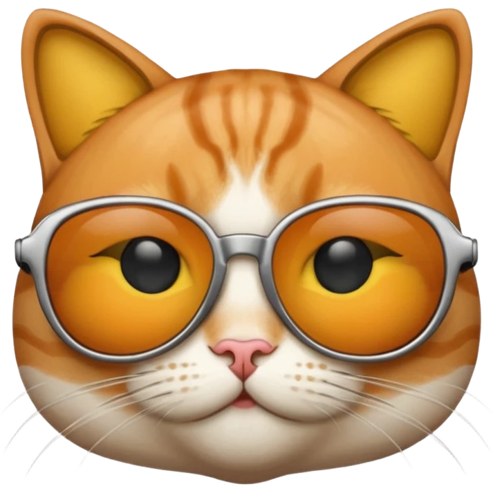 Cat wearing sunglasses emoji