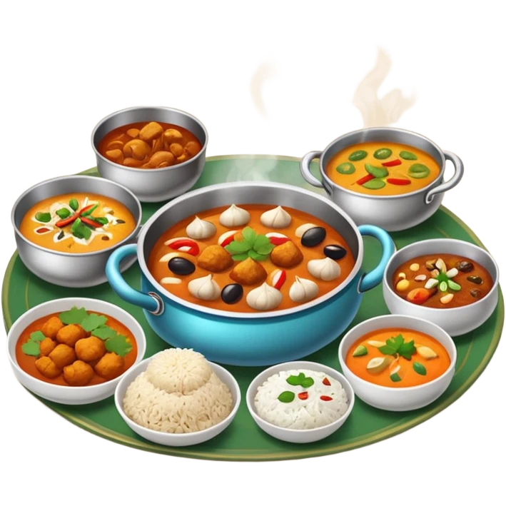 home cooked indian food emoji