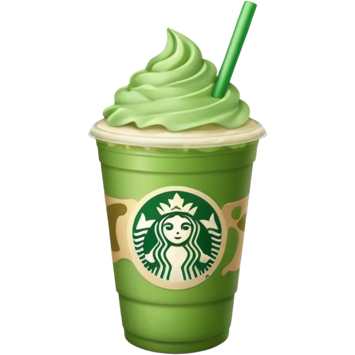 Frappuccino Matcha Boba  emoji