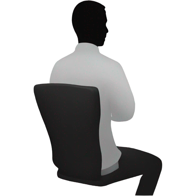 look from behind emoji