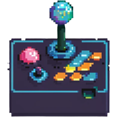 classic 80s arcade joystick emoji