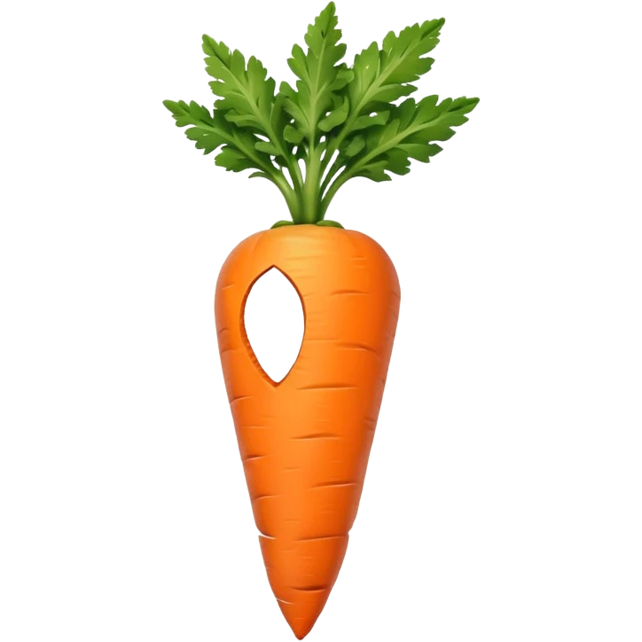 beige skin colored hand holding a carrot emoji