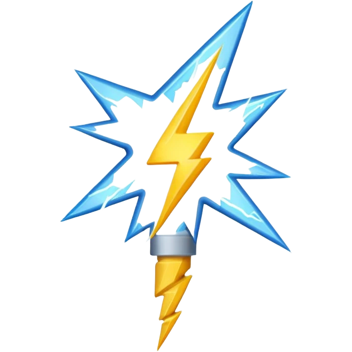 lightning emoji