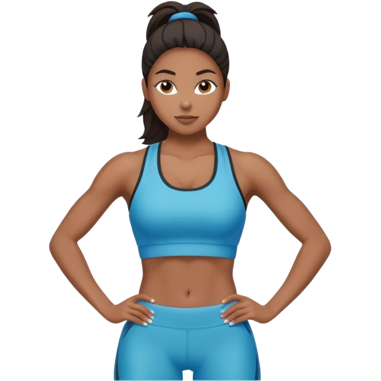 fitness woman emoji