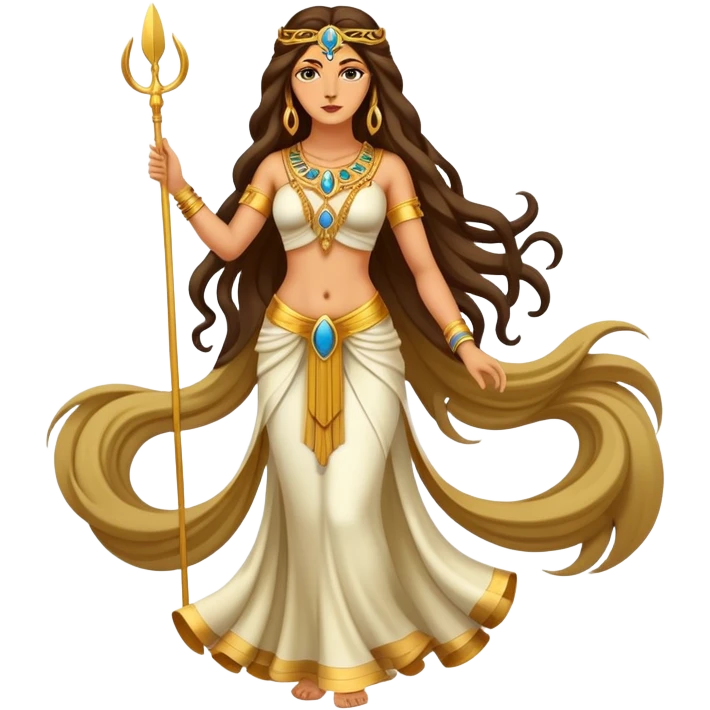 fullbody attractive goddess Inanna emoji