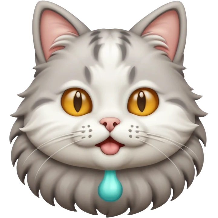 A fart catting emoji