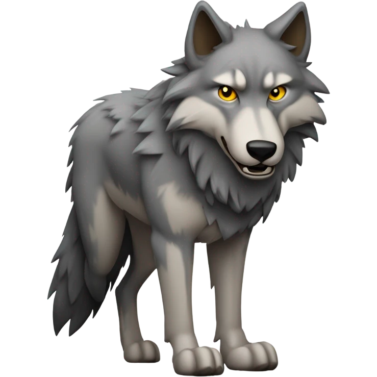 Rocky Wolf emoji