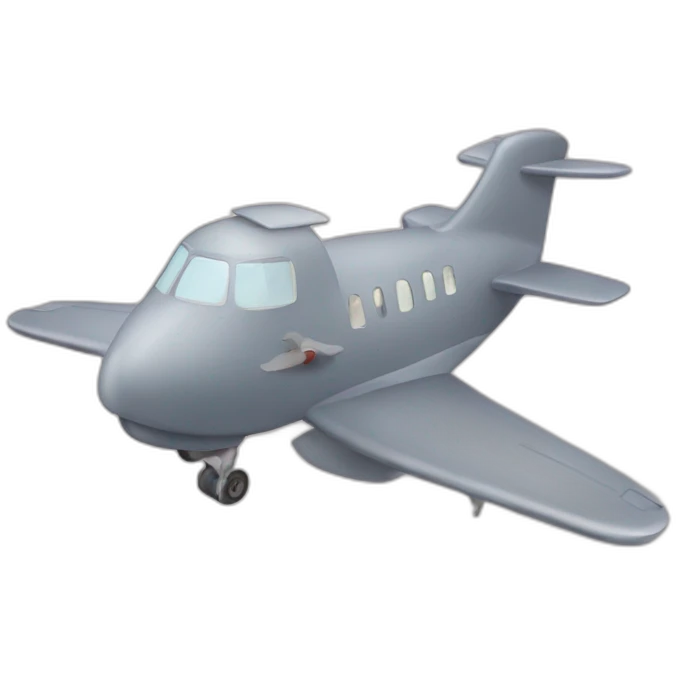 Pigeon flying a plane emoji