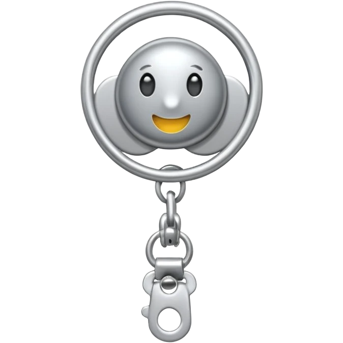 Pacifier clip  emoji