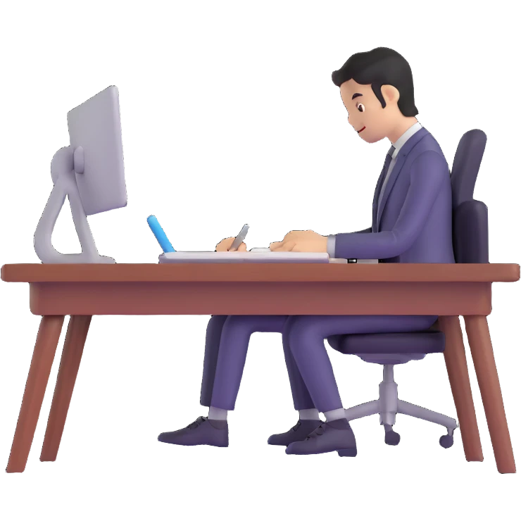 coder at a desk emoji