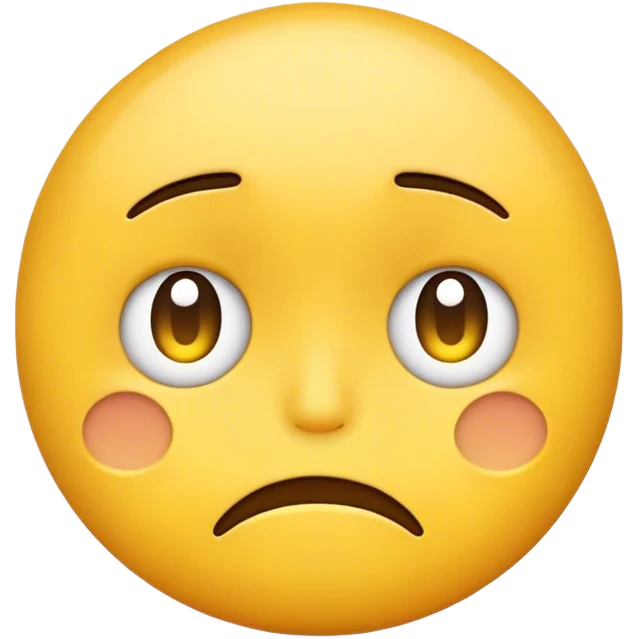 Emoji feeling down emoji