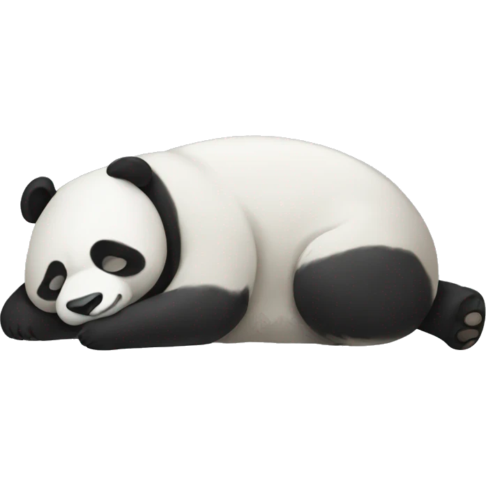 panda nap emoji