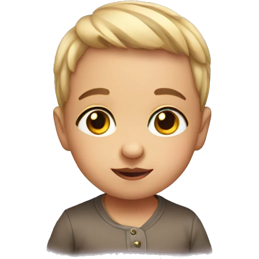 Baby with nice eyes emoji
