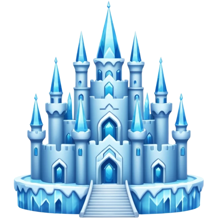 Ice Kingdom palace emoji