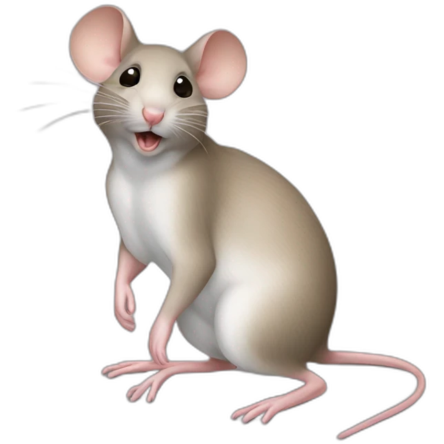 Mouse realistic  emoji