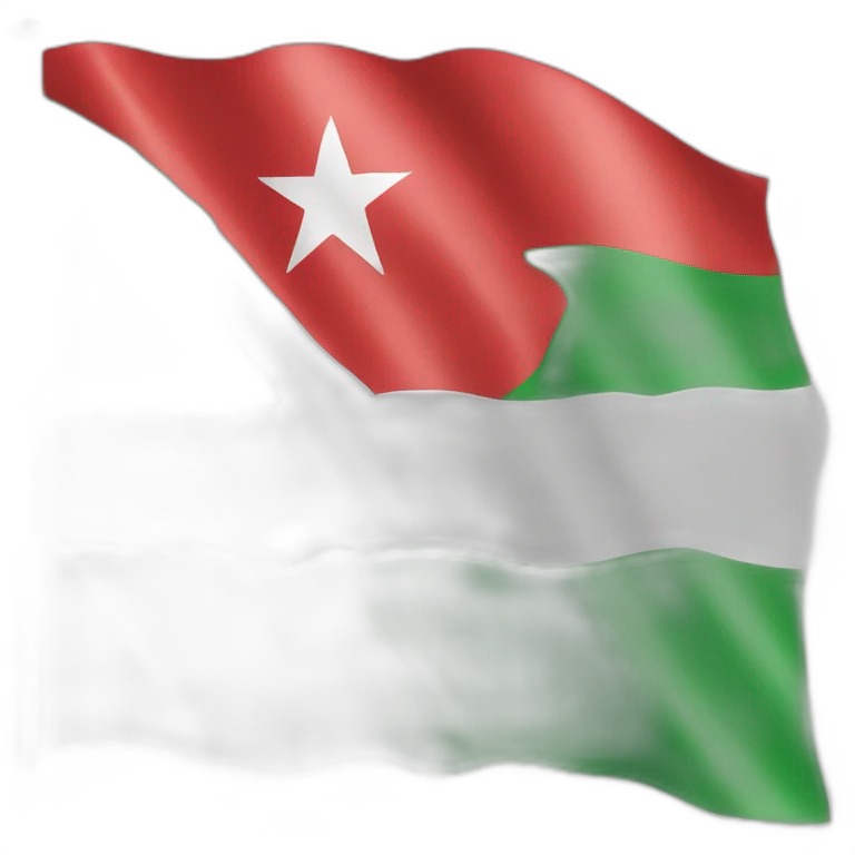 Somaliland flag green,white and red emoji