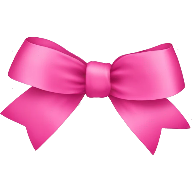 Ribbon pink emoji