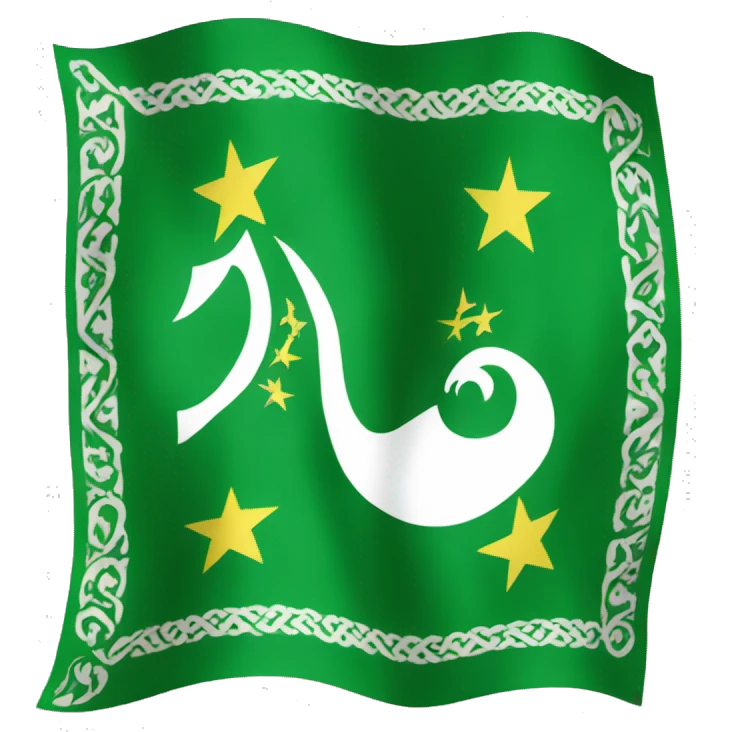 The Circassian flag  emoji