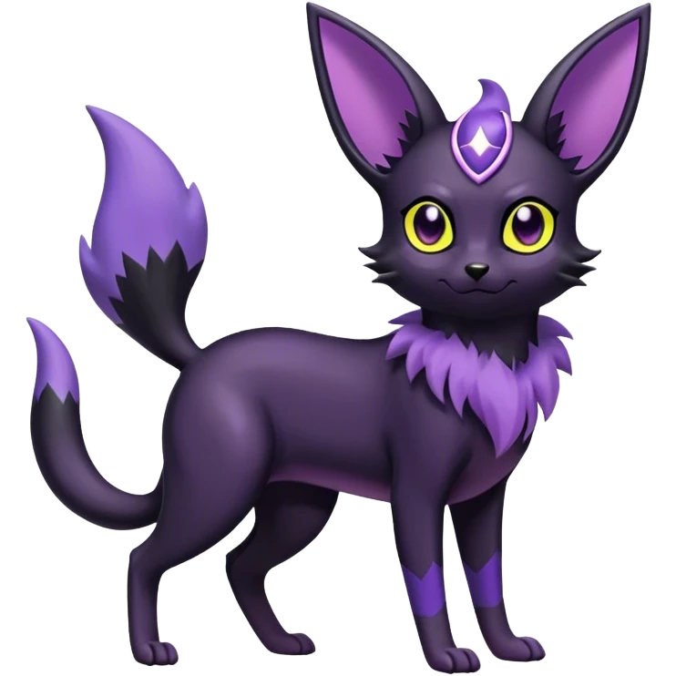 Noibat-Umbreon-Espeon-hybrid, full body emoji