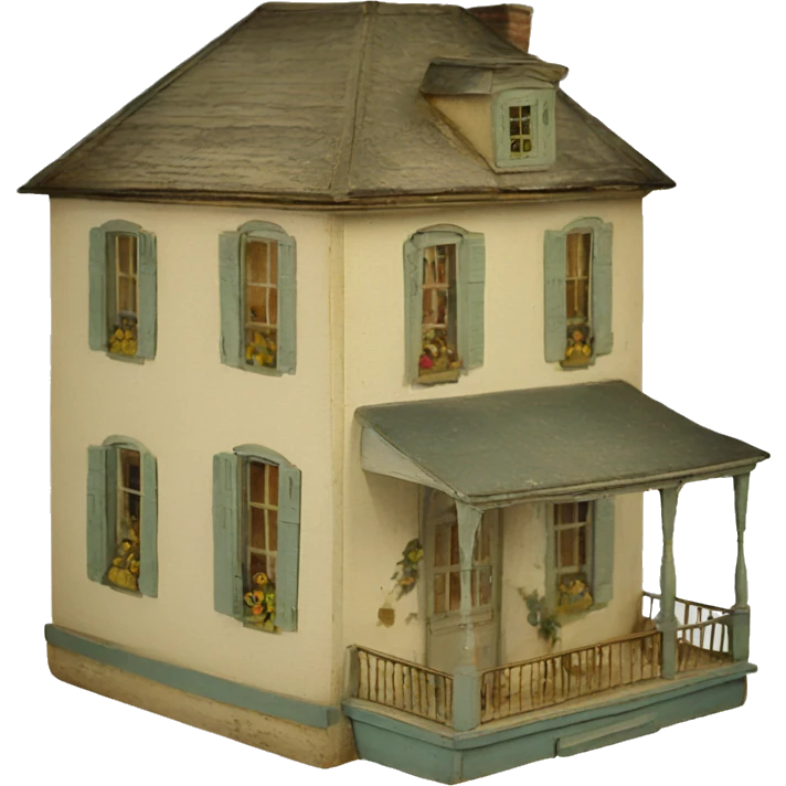 antique french dollhouse emoji