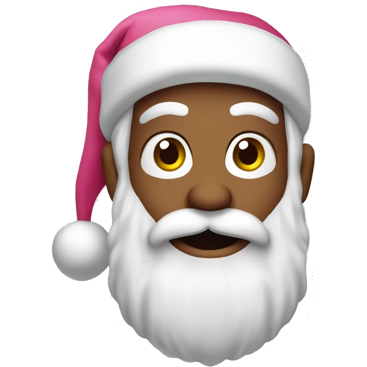 Santaclaus pink emoji