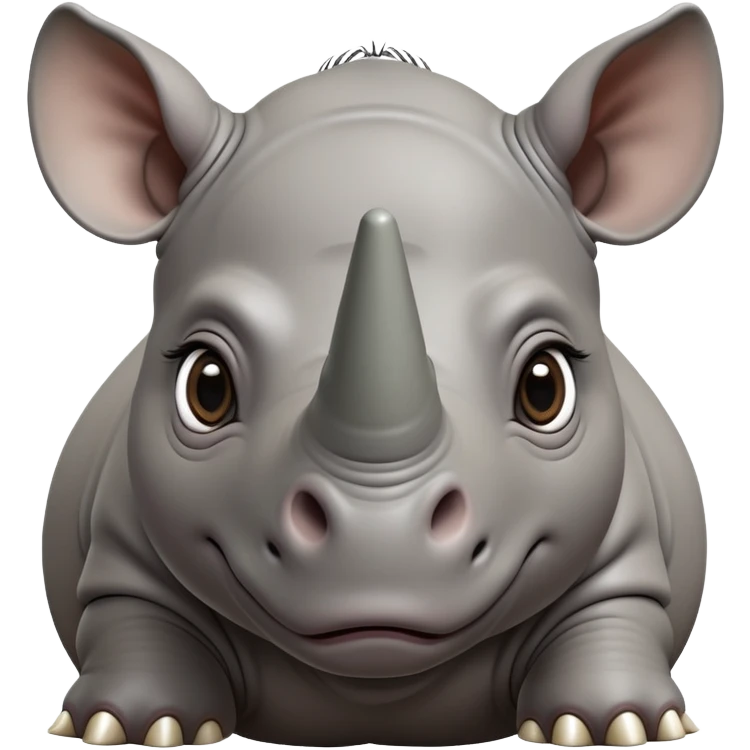 cinematic-noble-baby rhinoceros-portrait-emoji,-poised-and-regal,-with-a-massive,-powerful-build-and-a-thick,-deep-set-soulful-piercing-eyes,-simplified-yet-sharp-and-sophisticated-features,-highly-detailed, large eyes emoji