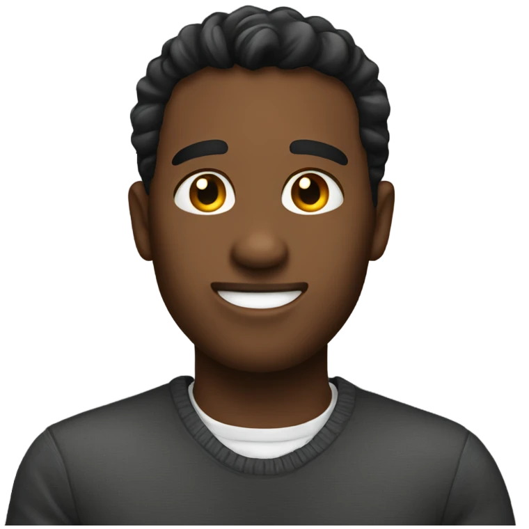 Male flirting face emoji