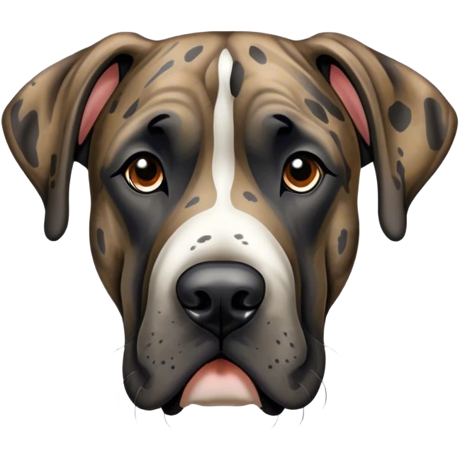 Brindle great dane emoji
