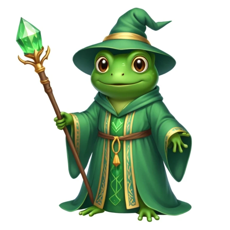 frog wizard emoji