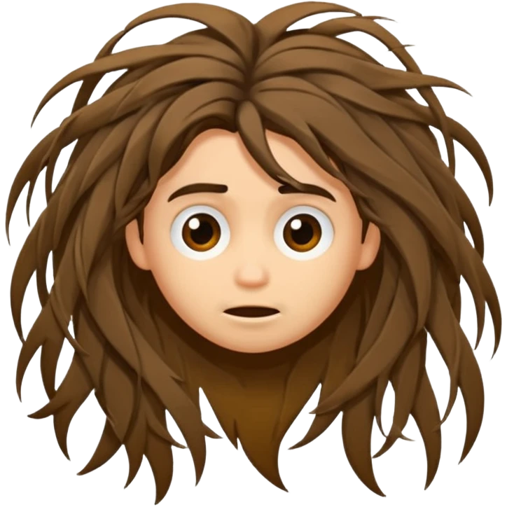 disheveled hair emoji