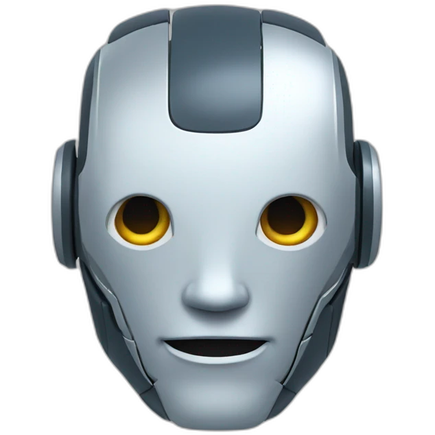 robot head squared emoji