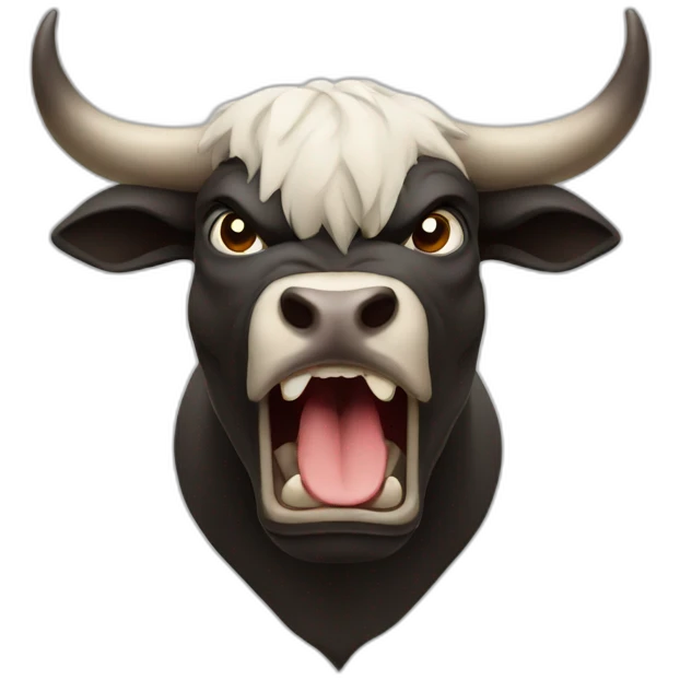 angry bull emoji