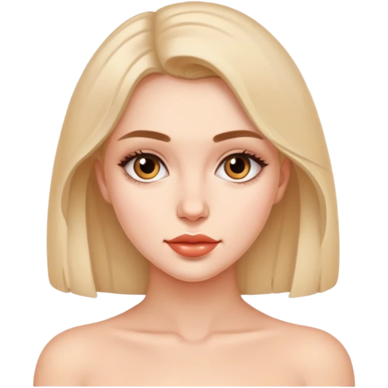 Naked Milana Xametova emoji