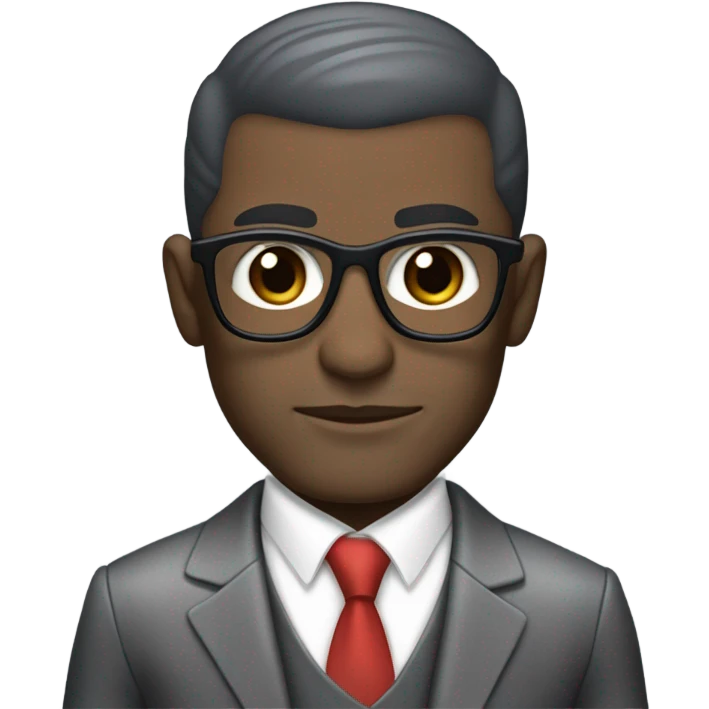 deon sanders with small round face and suit and glasses and buzz cut and small eyes and over 50 small gray bearded receding hairline and small black eyes and wrinkled forehead emoji