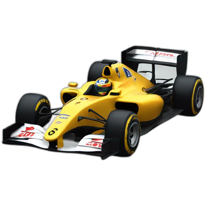 Formula 1 Renault car emoji