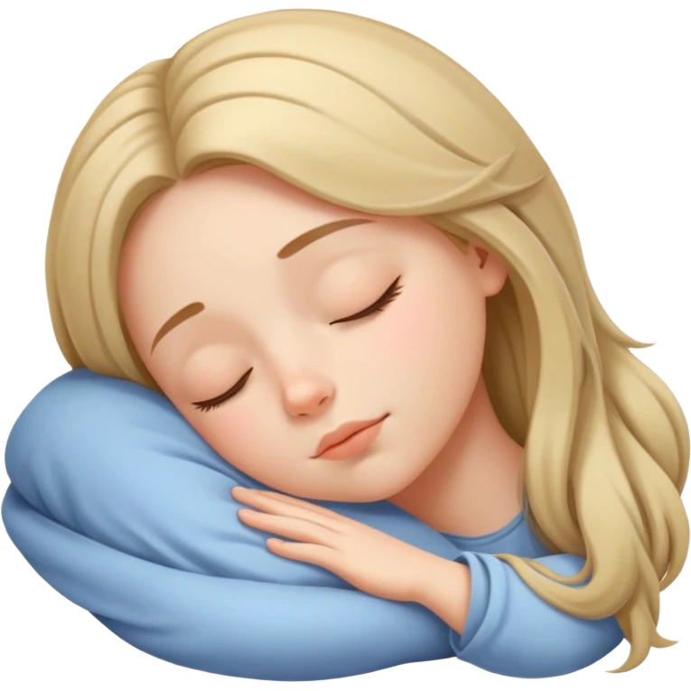 Sleeping girl emoji